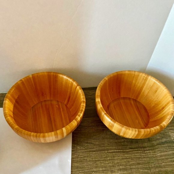 The Pampered Chef Dining Pampered Chef Small Bamboo Snack Bowls